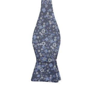 Geoff Nicholson Neckwear- Bow Tie- Light Blue Floral Dot