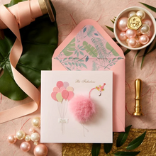 Load image into Gallery viewer, Niquea.D Birthday Card- Flamingo
