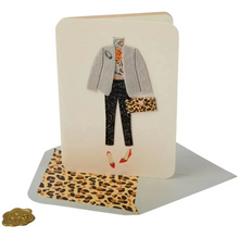 Load image into Gallery viewer, Niquea.D Birthday Card- Outfit With Fur Coat
