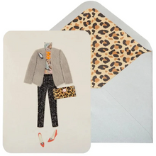 Load image into Gallery viewer, Niquea.D Birthday Card- Outfit With Fur Coat
