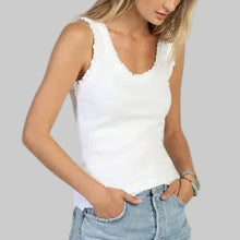 Load image into Gallery viewer, Dylan Jade Tank-White
