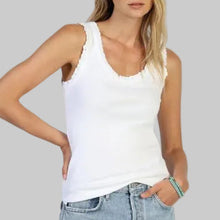 Load image into Gallery viewer, Dylan Jade Tank-White
