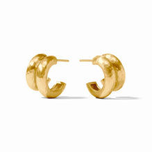 Load image into Gallery viewer, Julie Vos Havana Double Hoop-Gold
