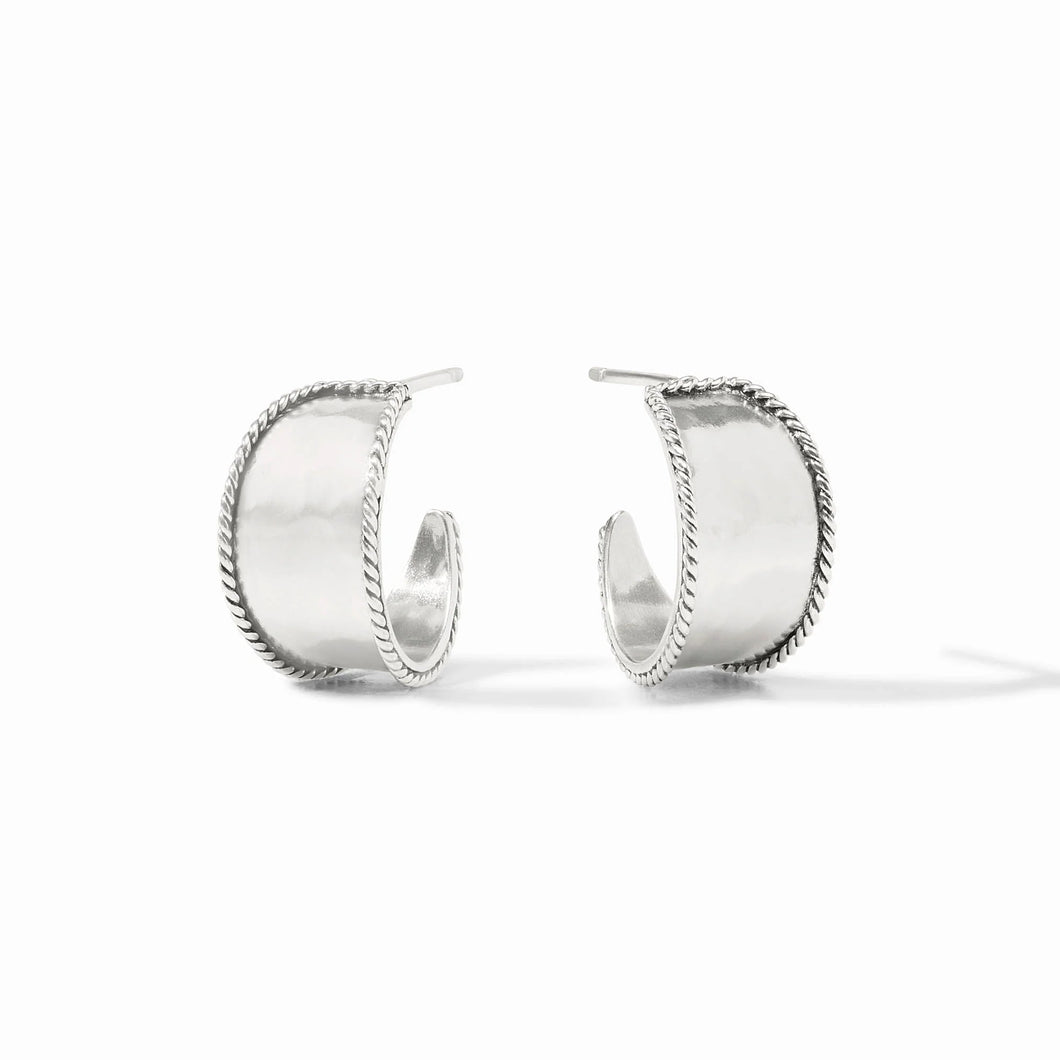 Julie Vos Savoy Hoop-Silver-X Small