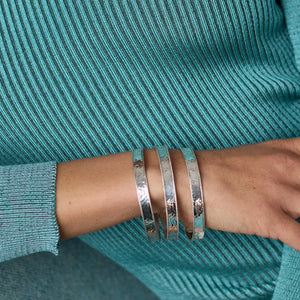 Julie Vos Savoy Bangle-Silver