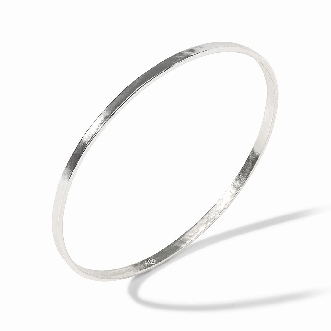 Julie Vos Crescent Bangle-Silver