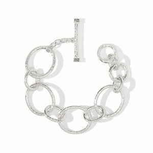 Julie Vos Catalina Light Link Bracelet-Silver