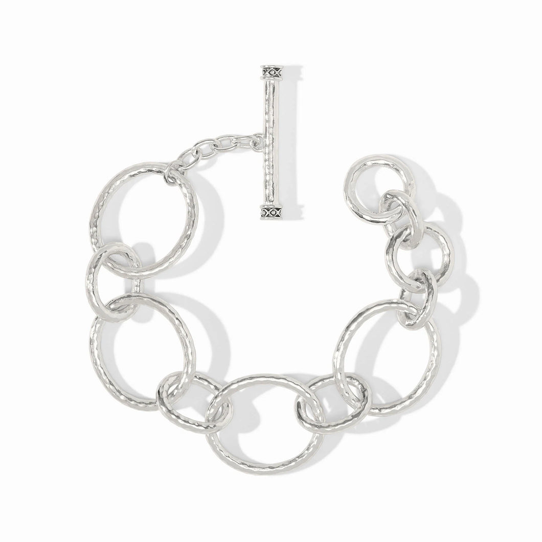 Julie Vos Catalina Light Link Bracelet-Silver