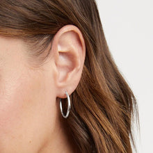 Load image into Gallery viewer, Julie Vos Fleur-de-Lis 2-in-1 Earring-Silver
