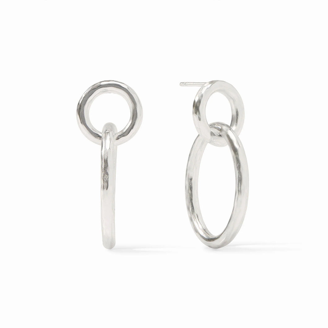 Julie Vos Catalina Link Earring-Silver