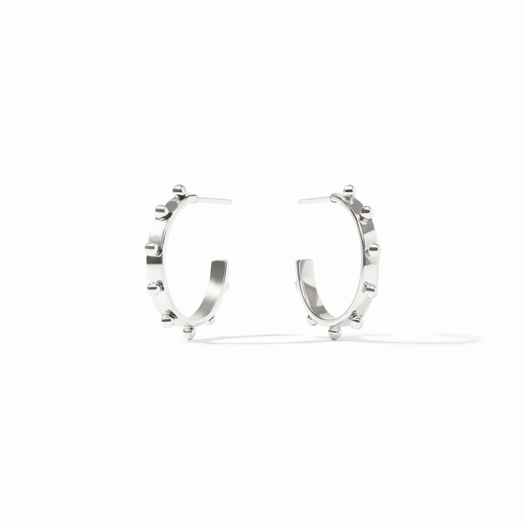 Julie Vos Soho Hoop-Silver-Small