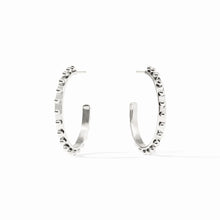 Load image into Gallery viewer, Julie Vos SoHo Hoop-Silver-Medium
