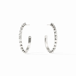 Julie Vos SoHo Hoop-Silver-Medium
