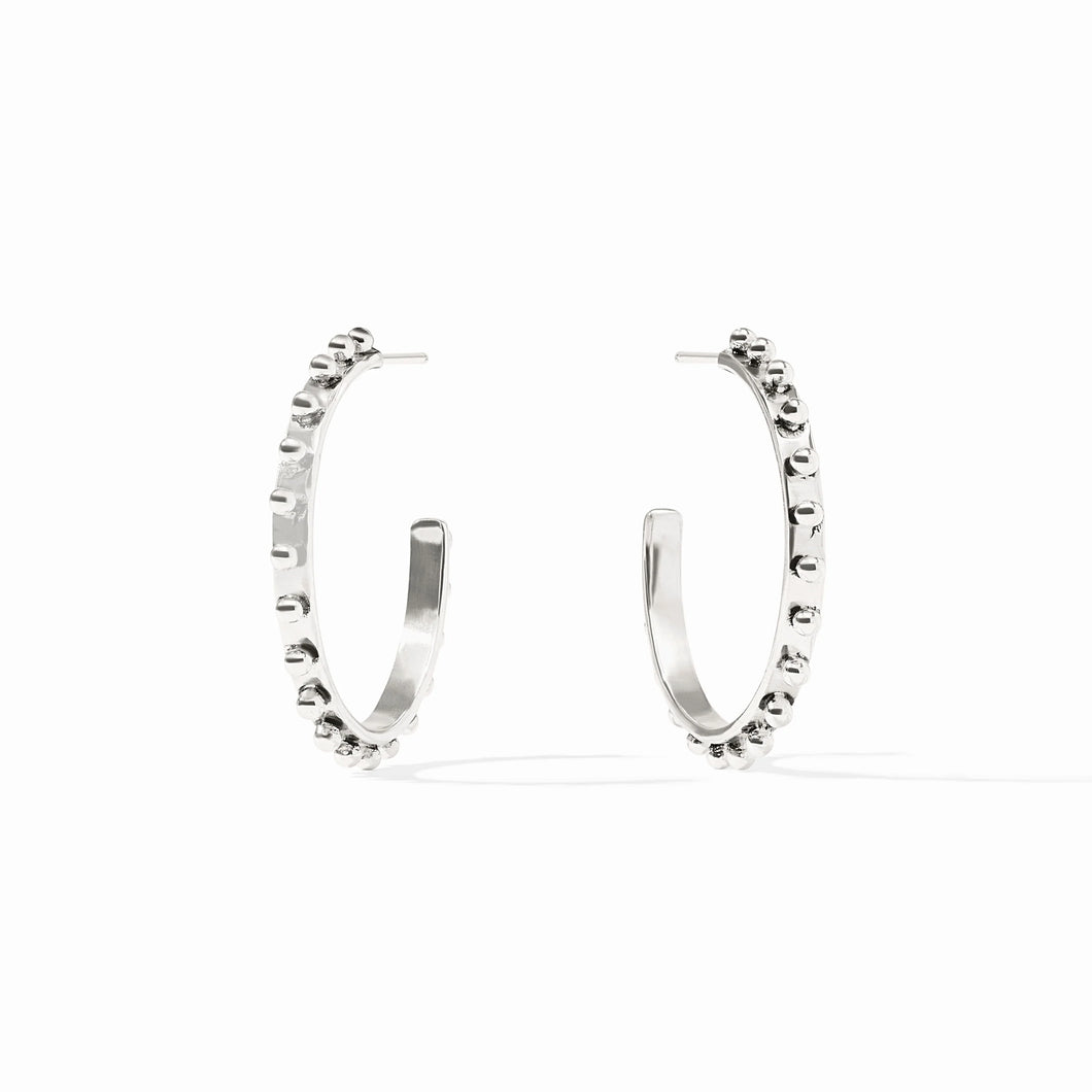 Julie Vos SoHo Hoop-Silver-Medium