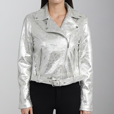 Love Token Liza Jacket-Silver