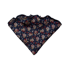 Load image into Gallery viewer, Edward Armah Reversible Pocket Circle- Red Exploded Paisley/ Floral Print
