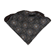 Load image into Gallery viewer, Edward Armah Reversible Pocket Circle- Brown Persian/Mini Neat Print

