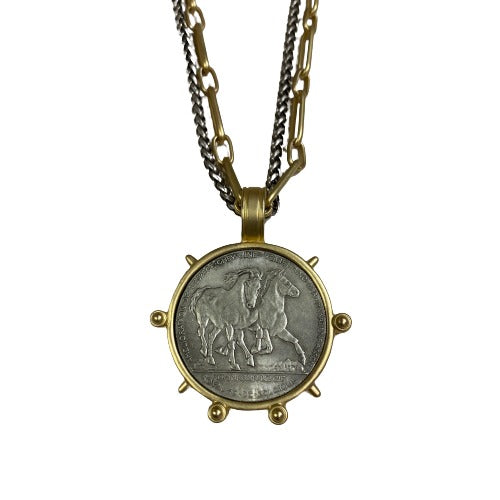 LJ Sonder Hain Coin Necklace