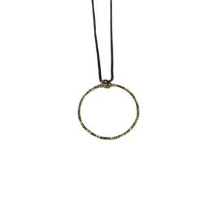 LJ Sonder Margo Large Necklace-Black/Gold