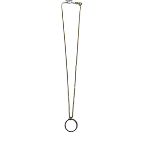 LJ Sonder Margo Small Necklace-Gold/Black