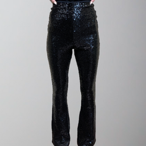 Commando Sequin Flare Legging-Black