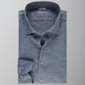 Stenstroms Sport Shirt-Grey Linen