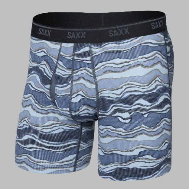 SAXX Quest Quick-Dry Mesh Boxer Brief Fly-Lazy River
