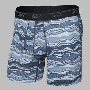 SAXX Quest Quick-Dry Mesh Boxer Brief Fly-Lazy River