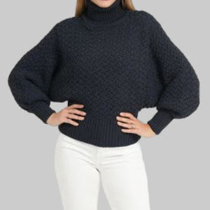 Love Token Holly Sweater-Navy