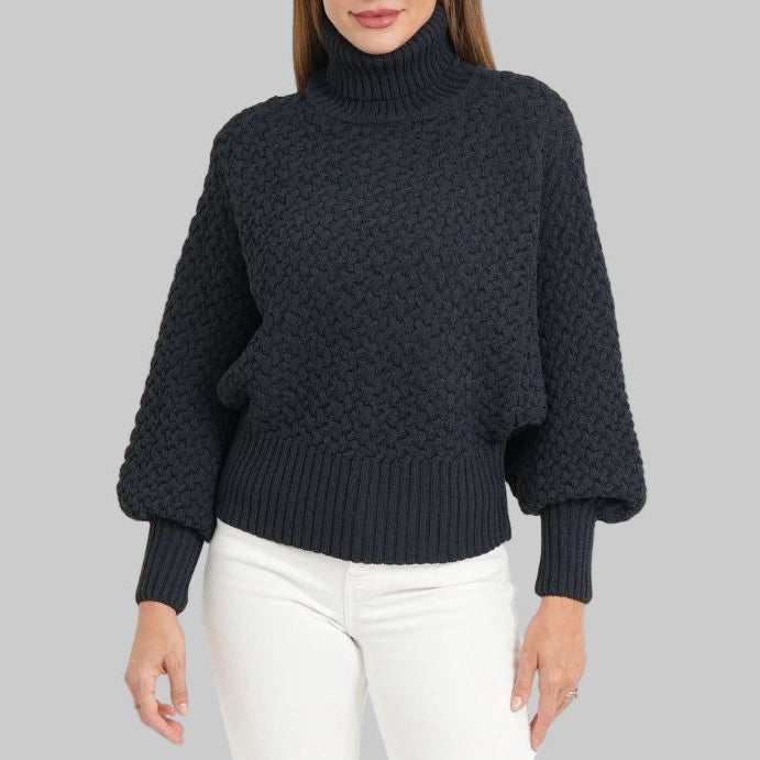 Love Token Holly Sweater-Navy
