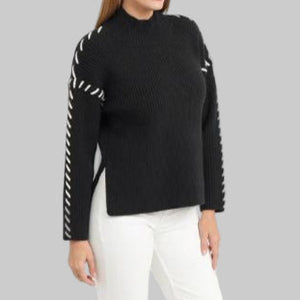 Love Token Spencer Sweater-Black