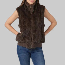 Load image into Gallery viewer, Love Token Jill Vest-Brown
