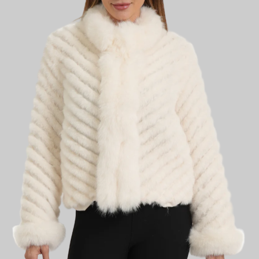 Love Token Meghan Reversible Jacket-Cream