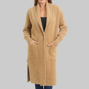 Love Token Lauren Cardigan-Camel