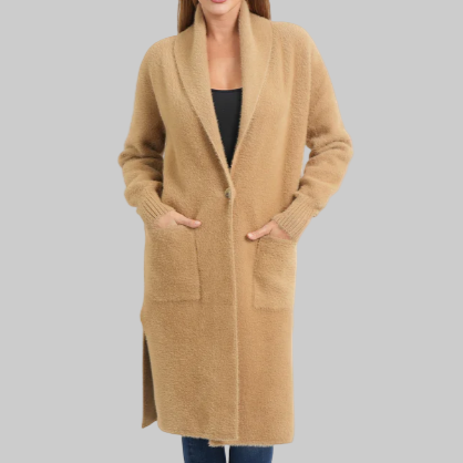 Love Token Lauren Cardigan-Camel