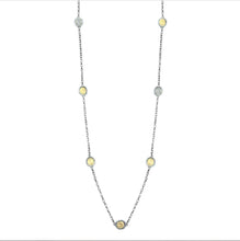 Load image into Gallery viewer, Tat2 Mini Pavia Station Necklace-Vintage Silver
