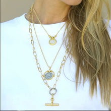 Load image into Gallery viewer, Tat2 Sol Spinner Necklace-Gold
