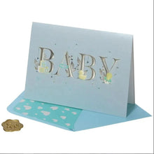 Load image into Gallery viewer, Niquea.D Baby Lettering Boy Baby Card
