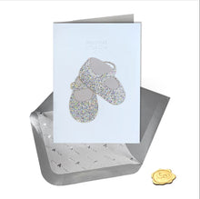Load image into Gallery viewer, Niquea.D Baby Shoes with Sparkle Card
