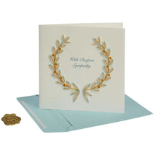 Load image into Gallery viewer, Niquea.D Wreath Sympathy Card
