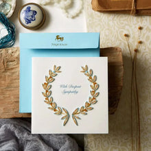 Load image into Gallery viewer, Niquea.D Wreath Sympathy Card
