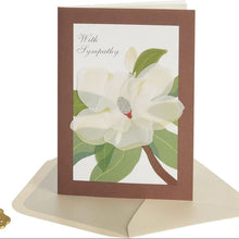 Load image into Gallery viewer, Niquea.D Magnolia in Vellum Sympathy Card
