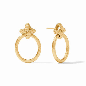 Julie Vos Nassau Doorknocker Earring-Gold