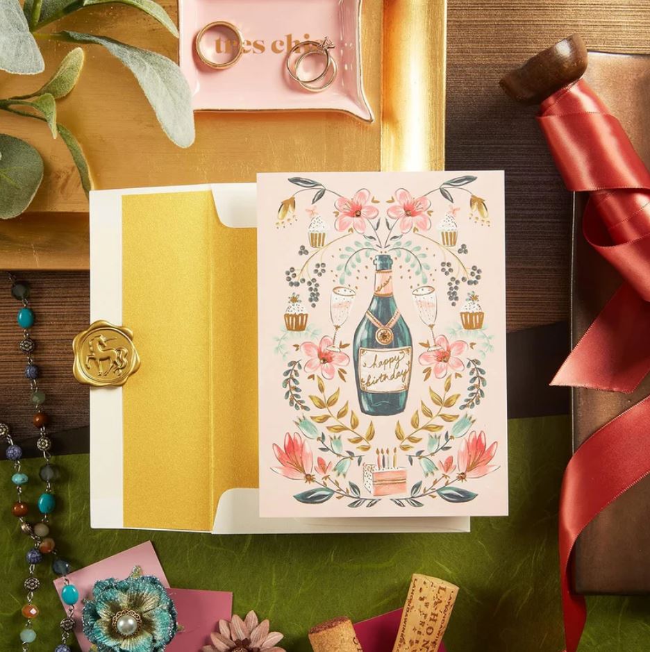 Niquea.D Birthday Card- Prosecco