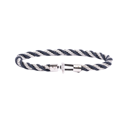 Pig & Hen Catena Twisted-Navy-Silver