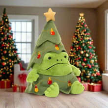 Load image into Gallery viewer, Jellycat Christmas Tree Ricky Rain Frog
