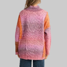 Load image into Gallery viewer, Talisman Eclipse Knit-Pink with Orange
