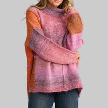 Load image into Gallery viewer, Talisman Eclipse Knit-Pink with Orange
