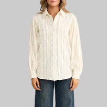 Load image into Gallery viewer, Talisman Flower Child Shirt-Ivory
