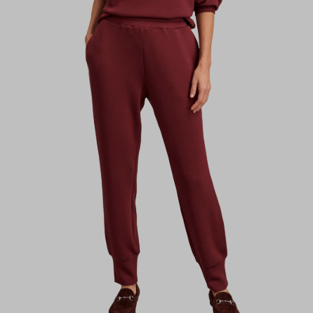 Varley The Slim Cuff Pant 25-New Maroon